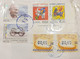 GREECE 2019 MAHATMA GANDHI 150th BIRTH ANNIVERSARY REGISTERED COVER Travelled To INDIA, RARE - Cartas & Documentos