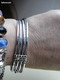 Delcampe - Bracelet Semainier En Argent Massif - Bracelets