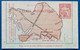 France Entier Carte Lettre Pneumatique Type CHAPLAIN CLPM 2750 De 1919 40c Rouge Plan De MARSEILLE Neuve Parfaite !! - Pneumatische Post