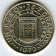 DOMINICANA 1 P 1972 BANK DOOR IN CIRCLE MEMORIAL LEGEND PESO 26,70 T.0,900 CONSERVAZIONE OTTIMA COME FOTO - Dominicana