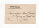 !!! TYPE BLANC DU LEVANT SUR CPA CACHET CORRESP D'ARMEES CONSTANTINOPLE DE 1907 - Lettres & Documents