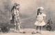 Jeux - Diabolo - Deux Petites Filles Qui Jouent Au Diabolo - Edit. C.T. Et Cie - Oblitéré 1908 - Carte Postale Ancienne - Autres & Non Classés
