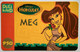 Philippines Digikard P50 " Meg - Disney's Hercules " - Philippinen