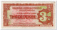 GREAT BRITAIN,BRITISH ARMED FORCES,3 PENCE,1948,P.M16a,VF - British Armed Forces & Special Vouchers