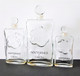 3 Flacons Vides NOCTURNES De CARON Bouchon Verre   200 Ml 100 Ml 50 Ml - Flesjes (leeg)