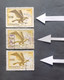 TURKEY OTTOMAN العثماني التركي Türkiye 1959 AIRMAIL BIRDS IN FLIGHT ERROR PRINT VARIETY - Luftpost