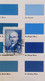 OTTOMAN العثماني التركي Türkiye 1946 EFFIGY OF THE ISMET PRESIDENT COLOR ERROR ROYAL BLUE INSTEAD OF SLATE 7 SCANNER - Gebraucht