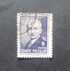 Türkiye 1946 EFFIGY OF  ISMET PRESIDENT COLOR ERROR VIOLET INSTEAD OF GRAY BLACK  7 SCANNER - Oblitérés