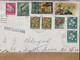 NEW ZEALAND 1968, COVER USED, FISH, PLANT, FRUIT, FLOWER, SOLDIER & TANK, FOREST & TIMBER, MULTI 9 STAMPS, WALLACE & ST. - Brieven En Documenten