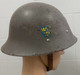 Delcampe - SWEDISH SWEDEN ARMY HELMET WWI Or WWII THREE CROWN - Casques & Coiffures