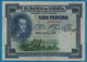 ESPANA 100 PESETAS 01.07.1925 # 0.538.913 SIN SERIE LETTER P# 69a  Felipe II - 100 Peseten