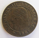 1 Centime 1861 BB Strasbourg, Napoleon III En Bronze , Gad 87, TTB++ - 1 Centime