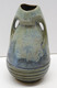 * PETIT VASE GRES ART DECO à COULURES BLEUES SANS MARQUE APPARENTE COLLECTION  E - Vazen