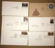 LOT DE 6 FDC 1975  First Day Of Issue : CONTRIBUTORS TO THE CAUSE+BICENTENNIAL US+divers - 1971-1980