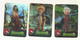 Trading Card , La Vache Qui Rit ,ARTHUR ET LES MINIMOYS, Verso: Mini-sudoku,2006,  2 Scans ,  LOT DE 3 CARTES - Autres & Non Classés