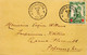 BELGIQUE - COB126 SIMPLE CERCLE POPERINGHE SUR CARTE POSTALE, 1915 - Unbesetzte Zone