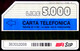 G 349 C&C 2377 SCHEDA TELEFONICA NEGOZI INSIP VARIANTE PUNTO GIALLO SU COLONNA - Erreurs & Variétés