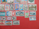 FRANCE OBLITERES LUXE : ANNEE COMPLETE 1977 SOIT 48 TIMBRES POSTE DIFFERENTS + PA 50 + PREOS 146/49 + SERVICE 53/55 - 1970-1979