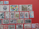 FRANCE OBLITERES LUXE : ANNEE COMPLETE 1981 SOIT 60 TIMBRES POSTE DIFFERENTS + PA 54/55 + PREOS 170/73 - 1980-1989