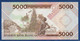 VANUATU - P. 7 – 5000 VATU  ND (1993), UNC, Prefix AA 620072 - Vanuatu