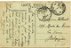BELGIQUE - SIMPLE CERCLE BILINGUE POSTES MILITAIRES BELGIQUE 5 SUR CARTE POSTALE ADRESSEE A LA PANNE, 1918 - Niet-bezet Gebied