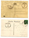 BELGIQUE - LOT DE 4 CARTES POSTALES ADRESSEES EN BELGIQUE NON OCCUPEE, 1915 - Not Occupied Zone