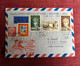 SAAR Extraordinary First Airmail Flight / Erstflug 1957 From Saarbrucken / Achorage / Tokyo Nice Franking & Cancellation - Storia Postale