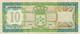 BILLETE DE CURAÇAO DE 10 GULDEN DEL AÑO 1979  (BANK NOTE) - Antillas Neerlandesas (...-1986)