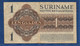 SURINAME - P.108a – 1 Gulden 1954 F/VF, Serie BT062247 - Suriname