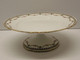 *JOLI ANCIEN PLAT Sur PIED COMPOTIER PORCELAINE LIMOGES Bord Guirlande ROSES   E - Limoges (FRA)