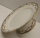 Delcampe - *JOLI ANCIEN PLAT Sur PIED COMPOTIER PORCELAINE LIMOGES Bord Guirlande ROSES   E - Limoges (FRA)