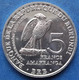 BURUNDI - 5 Francs 2014 "Stephanoaetus Coronatus" KM# 25 Republic (1966) - Edelweiss Coins - Burundi