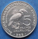 BURUNDI - 5 Francs 2014 "Bucorvus Leadbeateri" KM# 29 Republic (1966) - Edelweiss Coins - Burundi