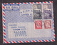 NEW ZEALAND - Envelope For Airmail Sent From Te Kauwgata To Zagreb (Yugoslavia) 1954. Nice Franking And .../ 4 Scans - Brieven En Documenten