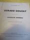 Programme Ancien/Salle GAVEAU/ Gérard SOUZAY / Jacqueline BONNEAU/Piano Gaveau//1951     PROG348 - Programmi