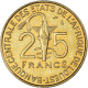 Monnaie, États De L'Afrique Centrale, 25 Francs, 1990 - Centraal-Afrikaanse Republiek