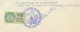 TIMBRES FISCAUX DE MONACO SERIE UNIFIEE  N°19  1000F Vert Sur Papier Timbre 45 FR Du 24 Janvier 1956 - Fiscale Zegels