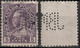 CANADA 110 113 (o) Perfin Perforé Gwelocht Lochungen Georges V 1918 - Plaatfouten En Curiosa