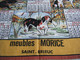 Torchon Publicitaire 1987 - Meubles Morice SAINT-BRIEUC (22) - Chiens Chasse- Made In France - Autres & Non Classés