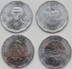 Bolivia Set 4 Coins 2 Bolivianos 2017 UNC - Bolivie