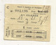 Ticket à Remettre Au Voyageur ,1 Place Louée,  Train 13 Du 21-5-1927 - Europa