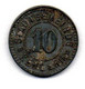 MA 21814 //  Kehl Am Rhein 10 Pfennig   - TB+ - Monetary/Of Necessity