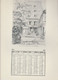 Vieux Papiers - Calendrier 1967 + 2 Illustrations  C Sauer - Recto : Strasbourg Cour / Verso :Strasbourg Maison - Tamaño Grande : 1961-70