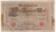 Billet De Banque Usagé. Empire Allemand. 1.000 Marks. 1910. Etat Très Moyen. Taches. Plié. Scotché. - 1000 Mark