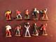 Joli Lot . Mini Figurines STARLUX . Photographe / Marin / Pompiers / Ouvriers / Scout .  ETC - Starlux