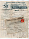 VP21.676 - 1914 - Enveloppe & Facture - Tabacs,Cartes à Jouer GRIMAUD,Artifices... AUBAT - MARION à NIMES Pour TARASCON - Documents