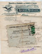 VP21.677 - 1914 - Enveloppe & Lettre - Tabacs,Cartes à Jouer GRIMAUD,Artifices... AUBAT - MARION à NIMES Pour TARASCON - Dokumente