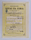 PORTUGAL-ANADIA-CURIA-Sociedade Das Águas Da Curia-Titulo De Cem Acções   Nº568601 A 568700- 11 De Novembro De 1943 - Agua