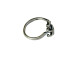 Faith Hope And Charity Silver Ring - Size P - Ring