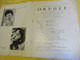 Programme Ancien/Opéra-Ballet/ Théâtre De L'EMPIRE/ Orphée-Gluck/ Maria Férés/1952   PROG357 - Programma's